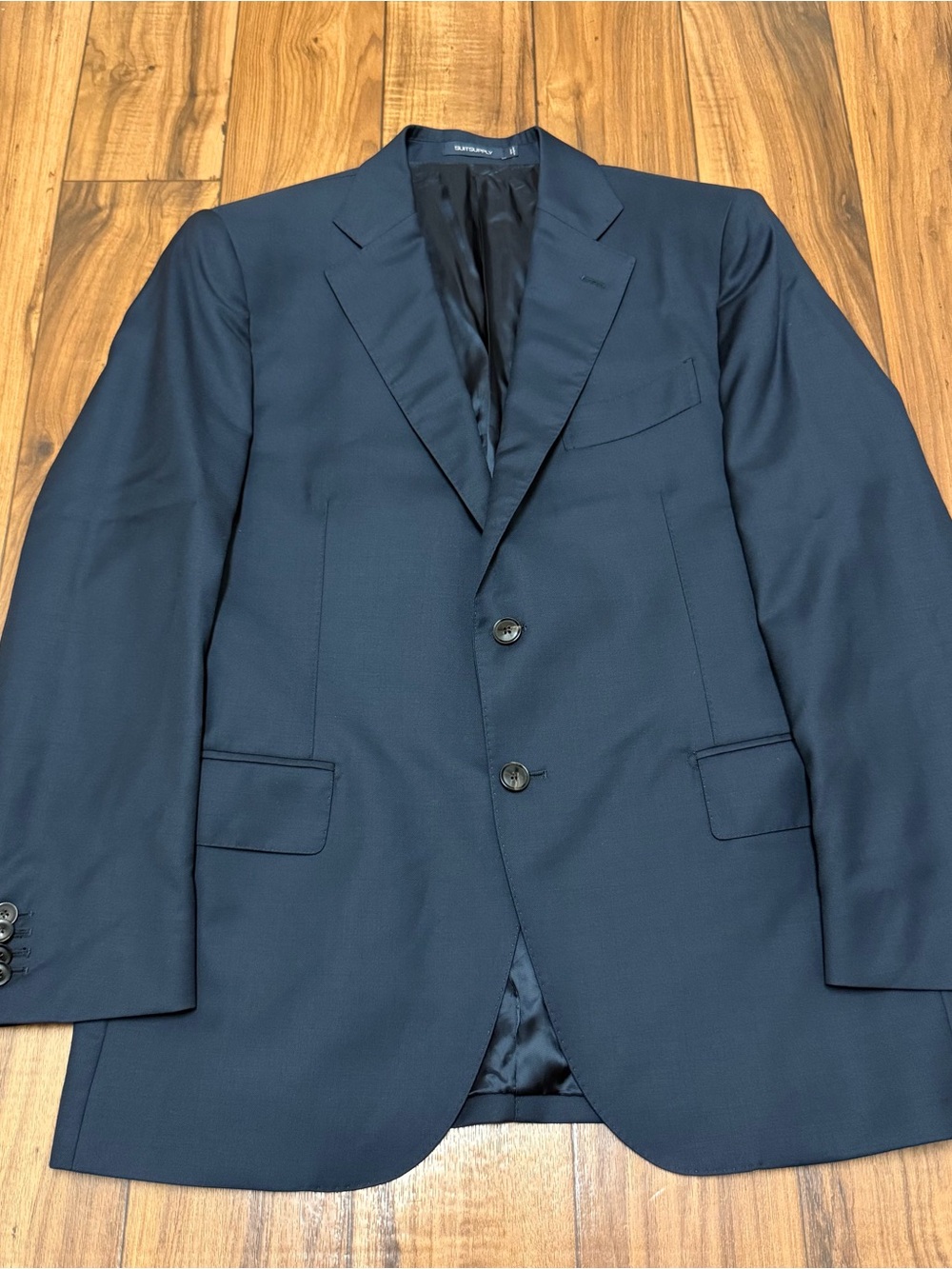 SuitSupply Lazio Blazer 40S US Navy Vitale Barberis Canonico Super 110s Wool